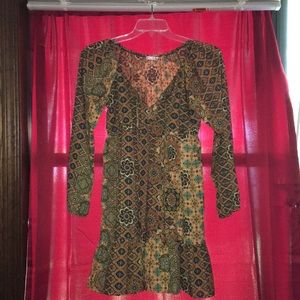 Boho Dress- size: small but can fit like a medium
